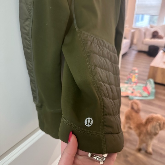Olive Green Lulu Lemon Jacket - Picture 3 of 4